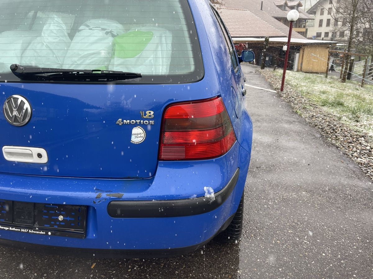 VW Automobili: golf 1.8 4x4 – Usato da Spiez venduto da bertula 3