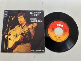 LEONARD COHEN tolle rare Single Tonight will Kult Songwriter