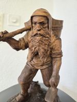 Antike Brienzer Schnitzerei / Tabakhalter 27 cm Holz