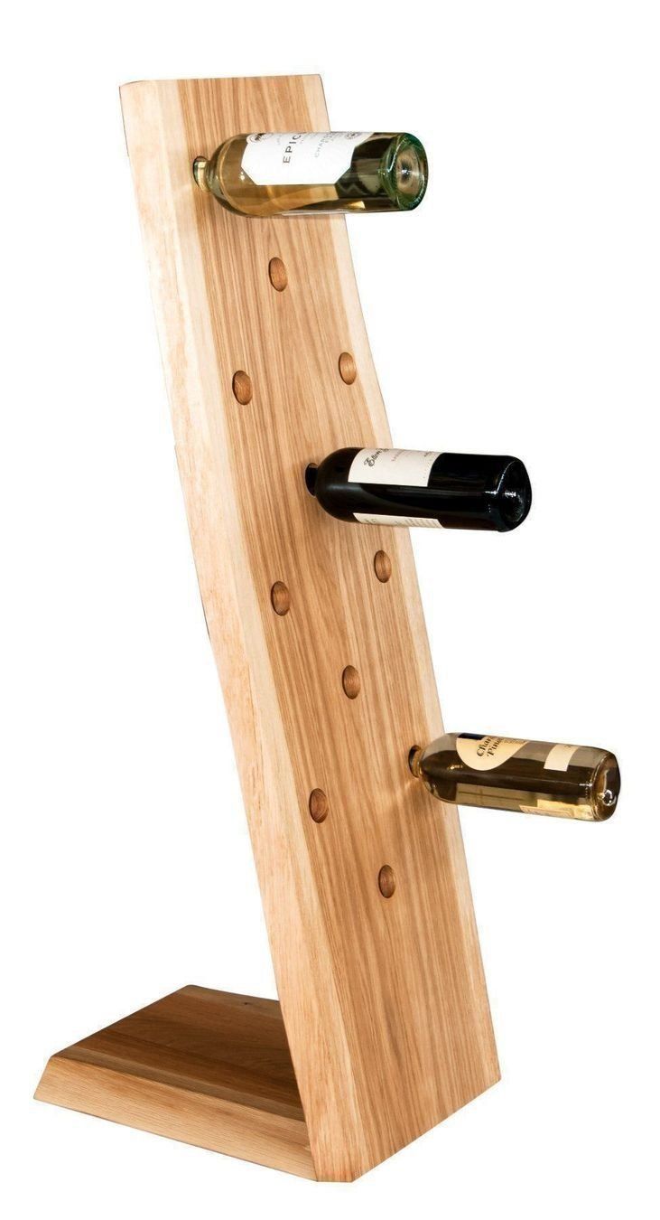 Weingestelle & -ständer: Weinständer klein aus massivem Eichenholz 4cm – Neu und originalverpackt aus Döttingen von Comu7700