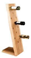 Weinständer klein aus massivem Eichenholz 4cm