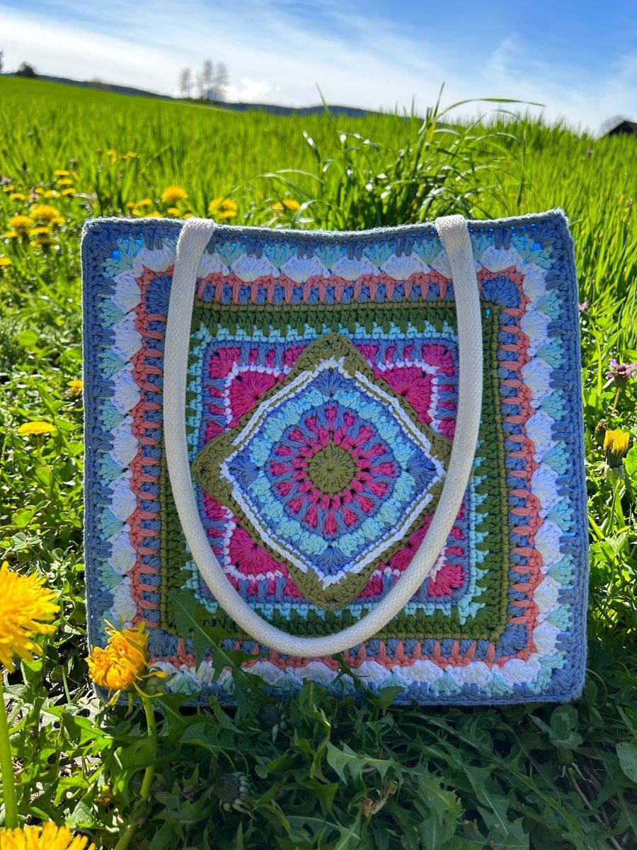 Borse da donna: Boho Häkeltasche Handmade – Nuovo e nell'imballaggio originale da Zürich venduto da LaiSe 4