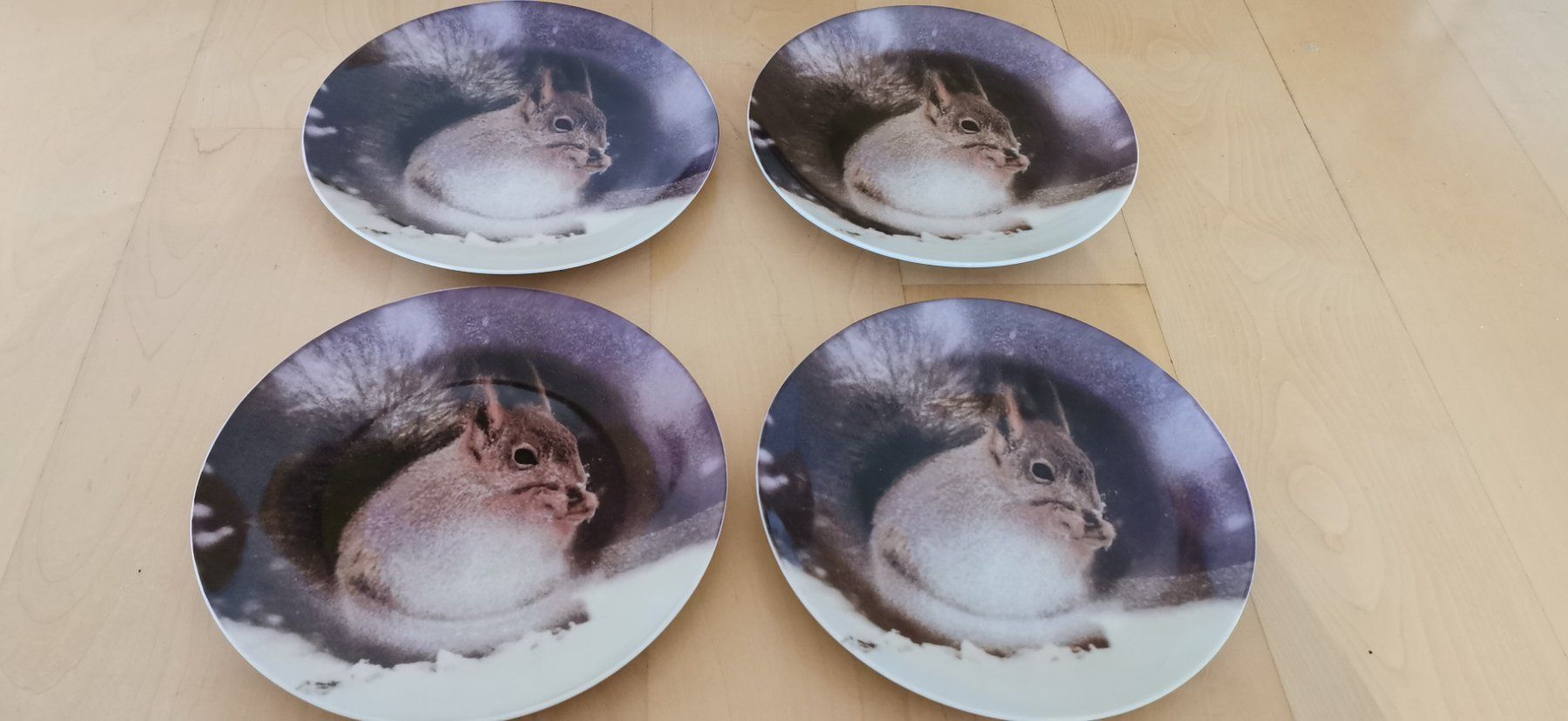 Assiettes: NOUVEL Käsefondue-Teller Eichhörnchen – Neuf avec emballage d'origine à Wettingen par Nini54