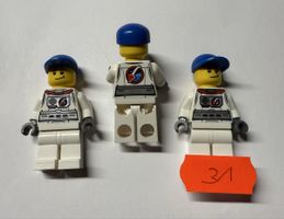 3 Stück Lego Figuren Spacesuit, White