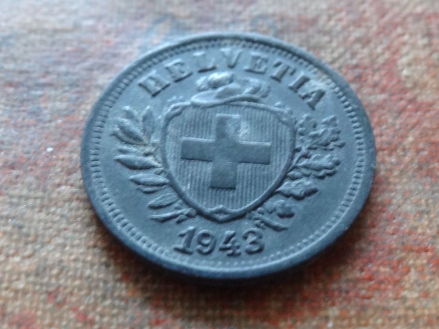 Tutti le monete: 1 Rp. 1943  (B) – Usato da Romanel-sur-Lausanne venduto da Swift13
