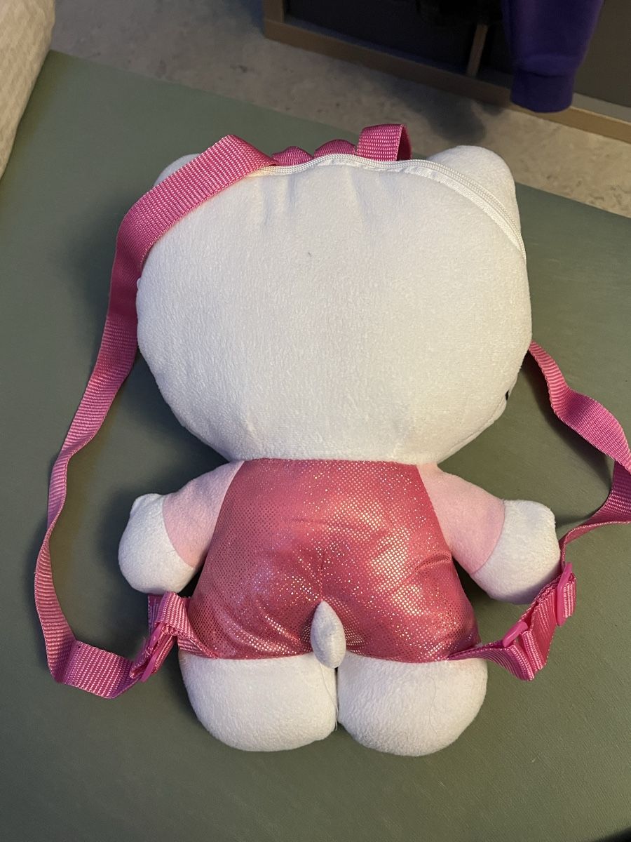 Statuette: Süsser Hello Kitty Plüsch-Rucksack – Usato da zürich venduto da kalle8004 1