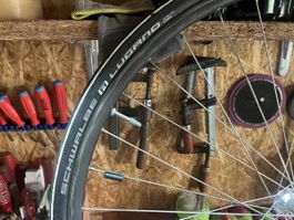 Shimano 600 Vorderrad, revidiert