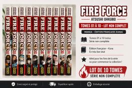 Fire Force Manga Tomes 1-10 French Edition Kana