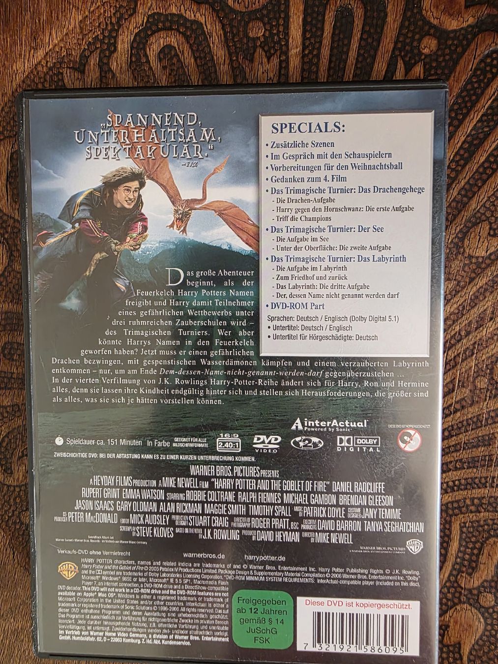 Tutti i DVDs: Harry Potter und der Feuerkelch – Usato da Zürich venduto da ceviname 2