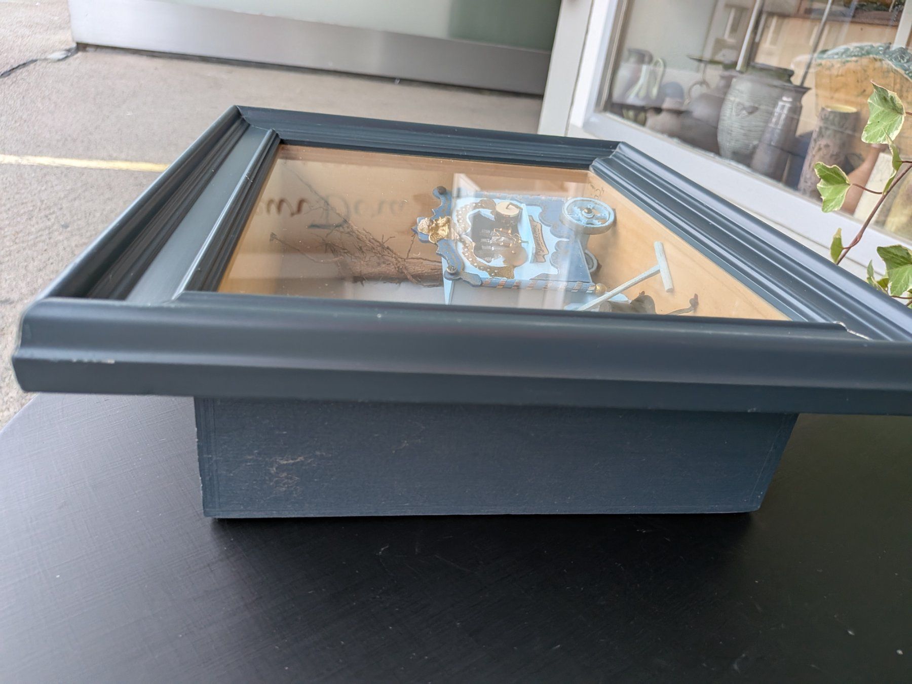 Gemälde: Recto Verso Miniatures J.J. Brisson mit Drehorgel – Gebraucht aus Emmen von magelan 5