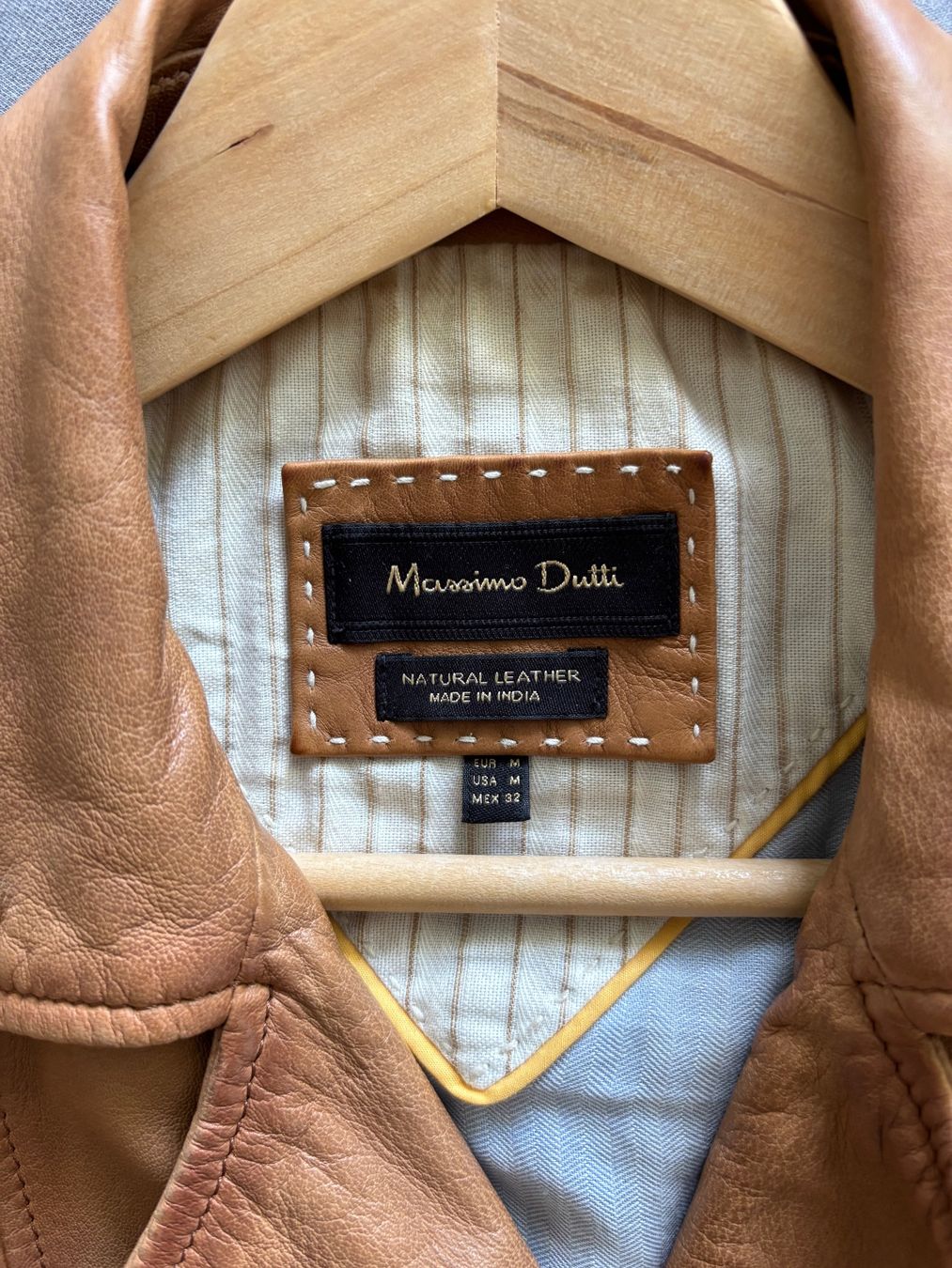 Massimo Dutti Giacche: Lederjacke MASSIMO DUTTI, Grösse M, Farbe Caramelbraun – Usato da Zürich venduto da ritschi37 2