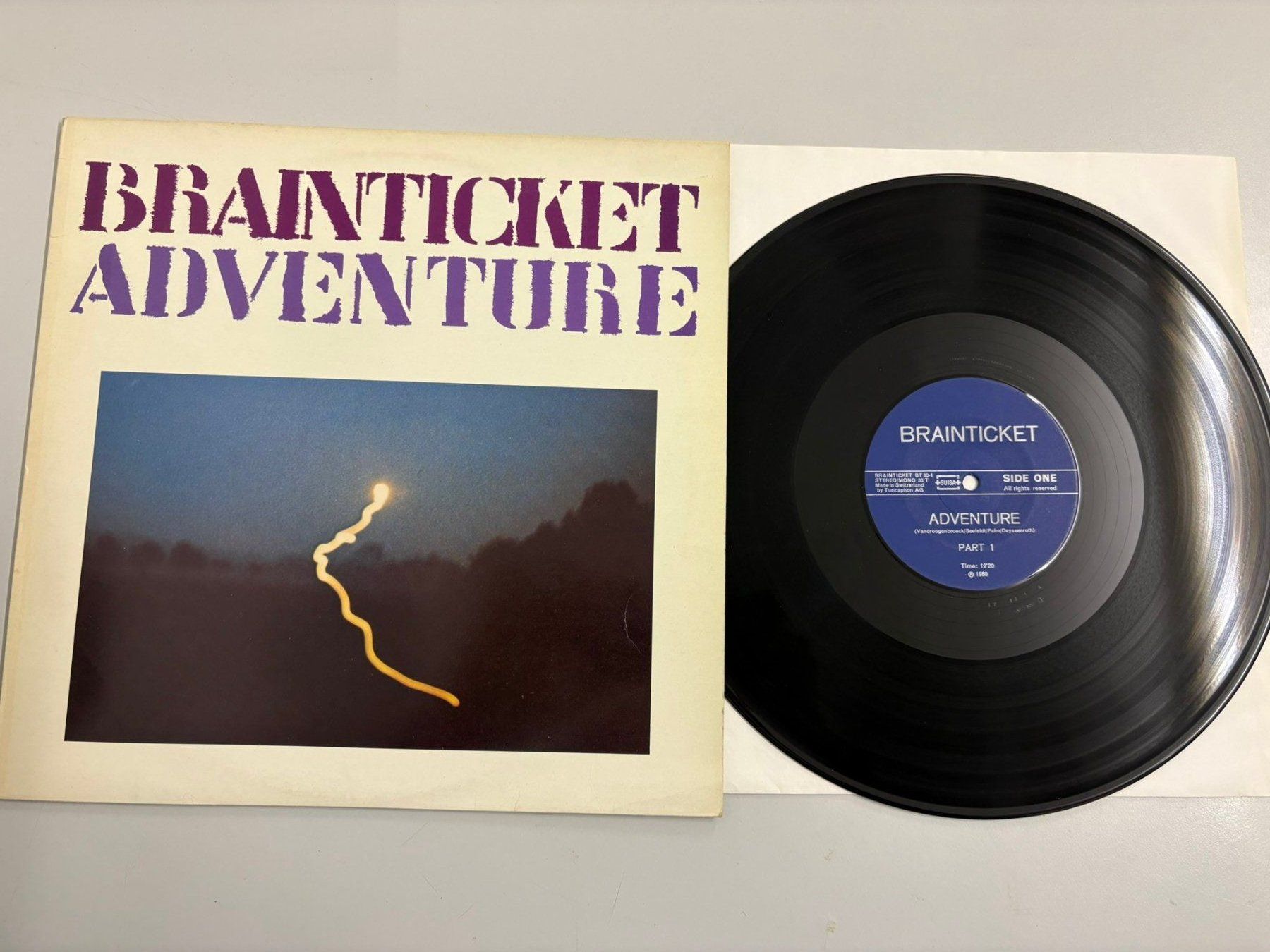 Dischi in vinile: Brainticket - Adventure - CH - 1980 - Brainticket – Usato da Zofingen venduto da Bigron
