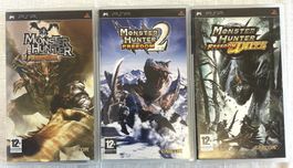 Monster Hunter Trilogie – 3 Spiele für Sony PSP