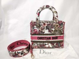 Dior Lady Dior D-Lite Blumen Canvas Handtasche 🌸🦋
