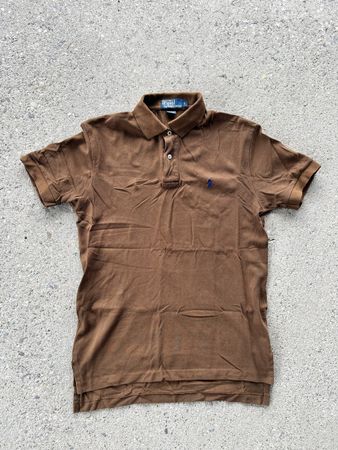 Polo Ralph Lauren shirt brown size S with damage