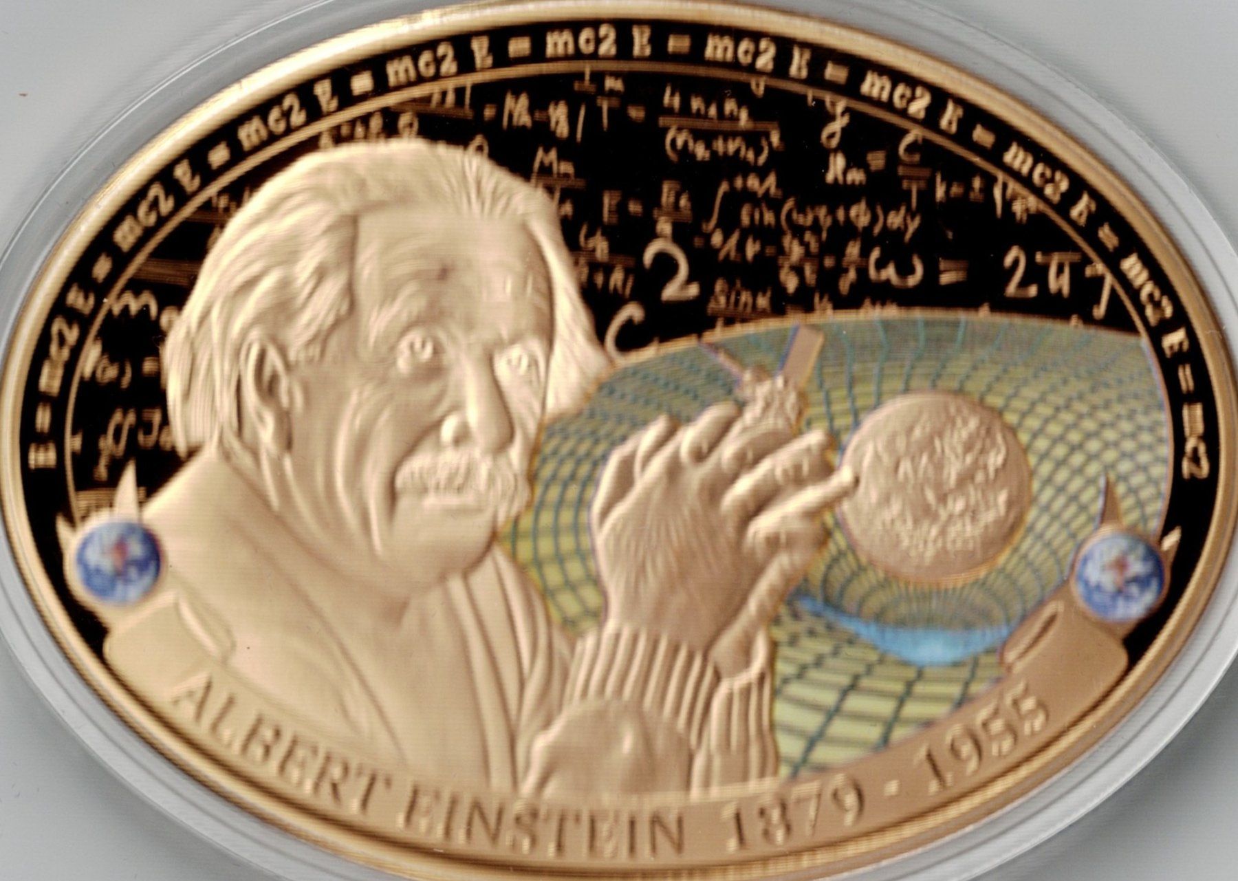Medaillen: Albert Einstein_1879 1955_Zertifikat_00693 – Neu (gemäss Beschreibung) aus Hombrechtikon von Fraese01 2