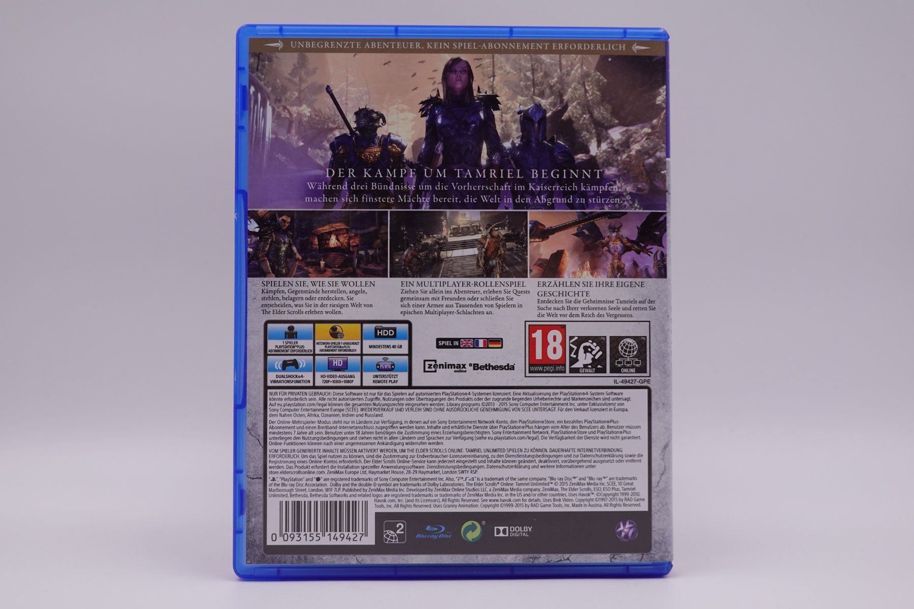 Sony Giochi: The Elder Scrolls Online (PS4) – Usato da Herisau venduto da ZelliZone 2