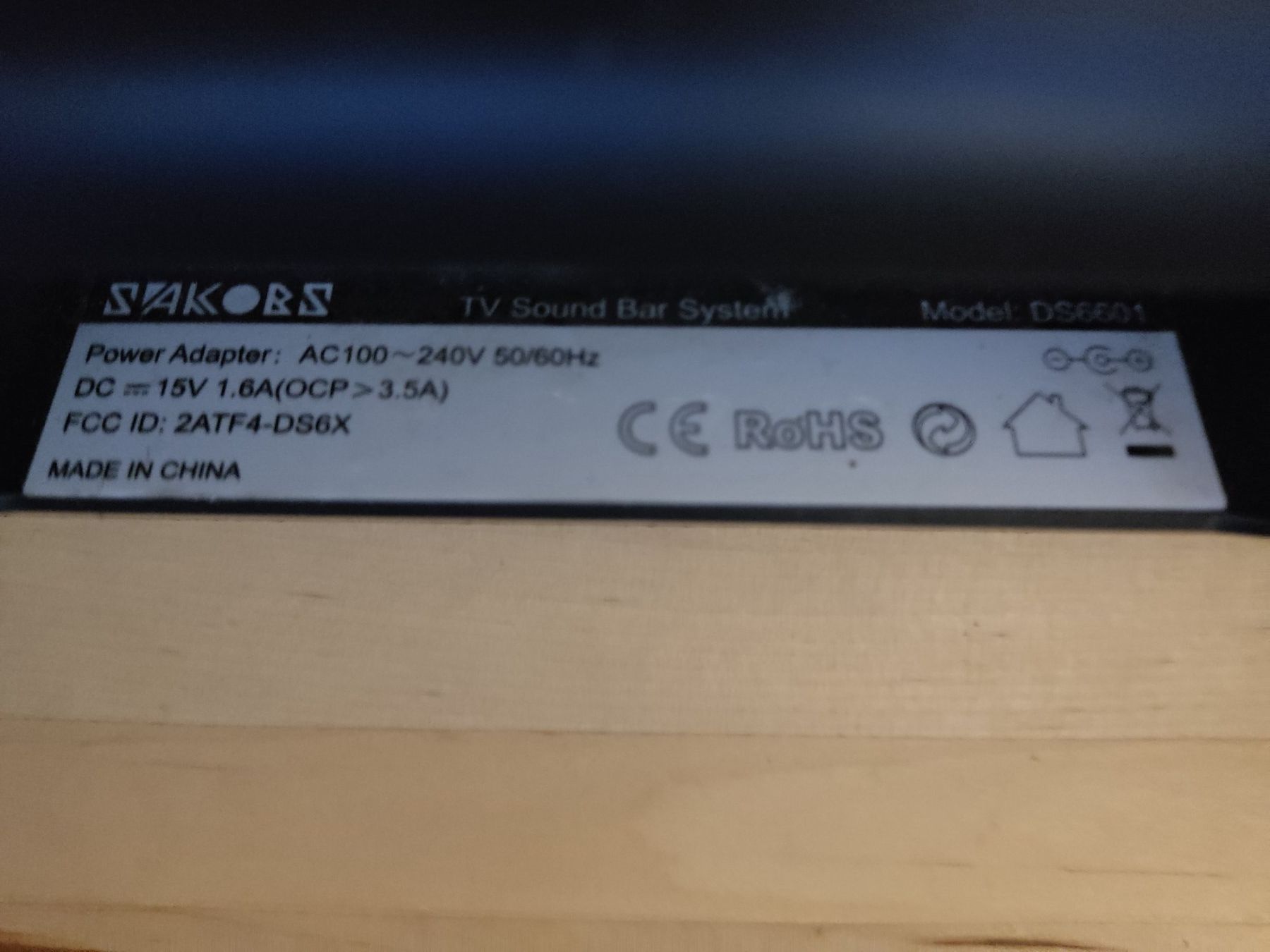 Home Cinema: Soundbar - Sakorn DS6601 – Usato da Rorschach venduto da Roberto.M 4