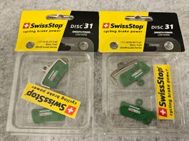 2Paar SwissStop Disc 31 Bremsbeläge Organic neu Fr. 10