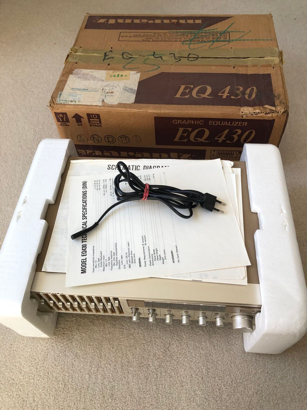 Marantz Equalizzatori: Marantz Graphic Equalizer EQ 430 HiFi-Gerät – Difettoso da Grenchen venduto da Kogi7 8