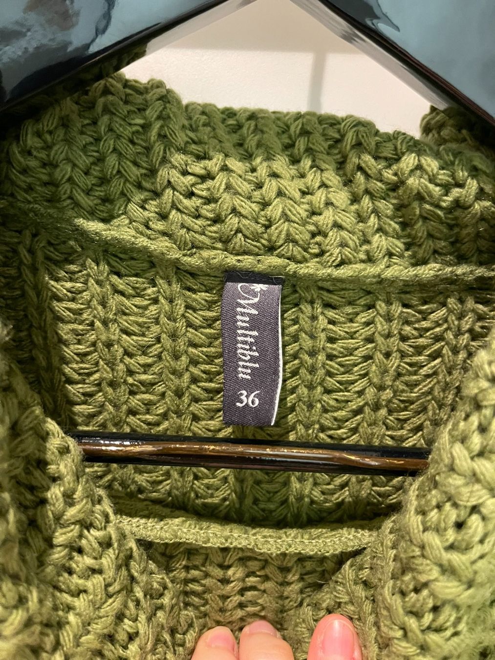 Maglioni & Felpe: Strickpullover Olivgrün Gr. 36 Rollkragen – Usato da Rheineck venduto da FGeissler 1