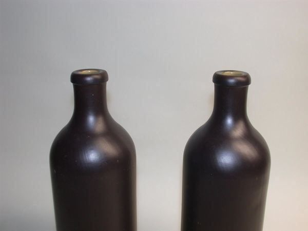 Bottiglie: -10- glasierte Keramikflaschen / 0,75 lt – Nuovo (secondo la descrizione) da Rapperswil SG venduto da designandmore