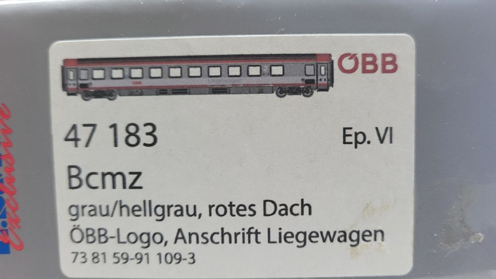 LSModels 47183, Liegewagen Bcmz ÖBB, neu (Neu und originalverpackt) in ...