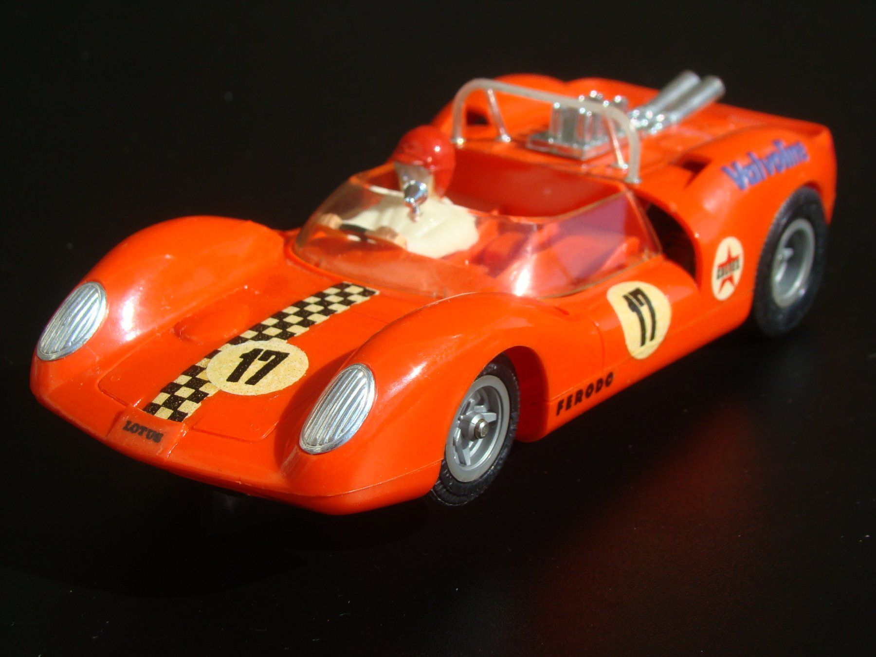Lotus Modellini d'auto: Fleischmann Ford Lotus Type 49 orange cooles Rennauto 70er – Usato da Walzenhausen venduto da Vanquish711 1