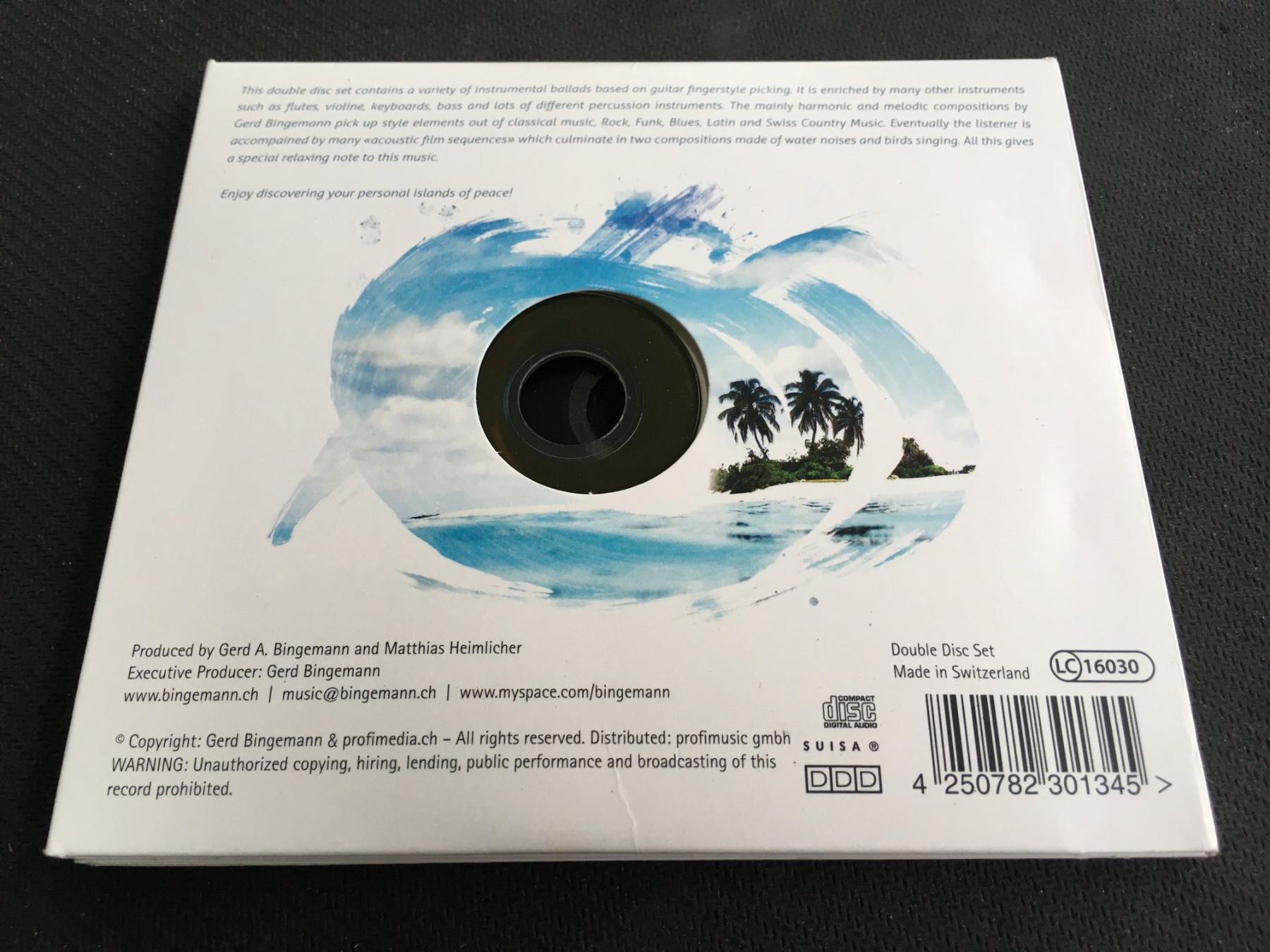 CDs: Eyelands of Peace - Gerd Bingemann -CD- – Gebraucht aus St.Gallen von MedienJoe 2