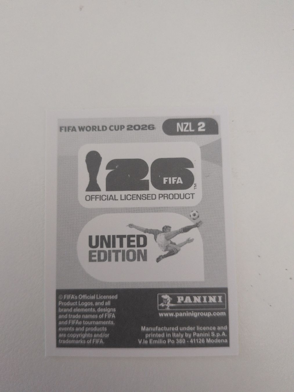 Panini Sammelbilder & Trading cards: NZL 2 – Gebraucht aus Wermatswil von oo8 1