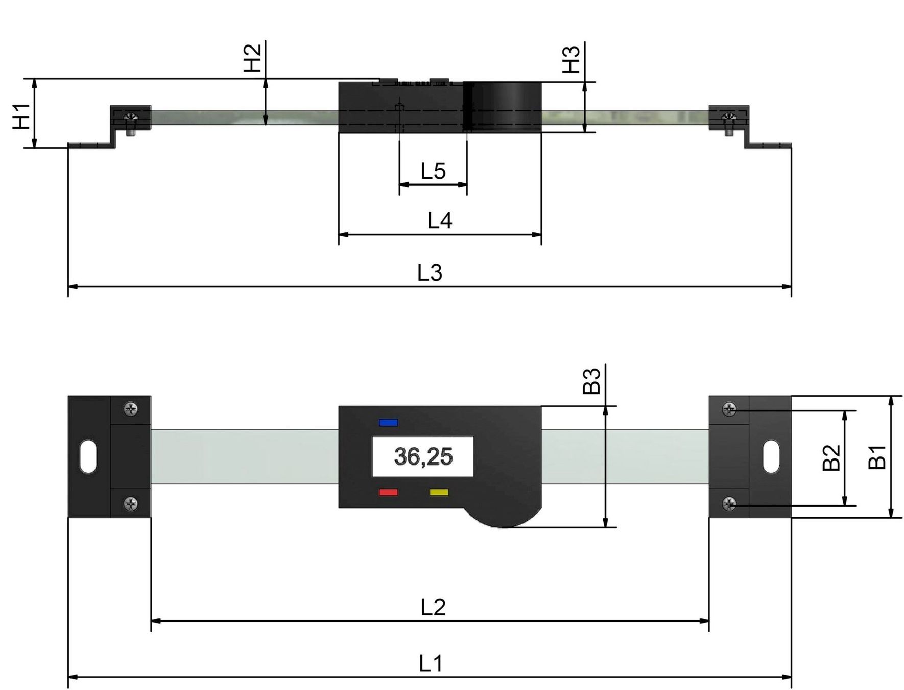 Attrezzi per edilizia: WABECO Digitaler Anbaumessschieber 200mm – Nuovo e nell'imballaggio originale da Bottighofen venduto da zaap 1