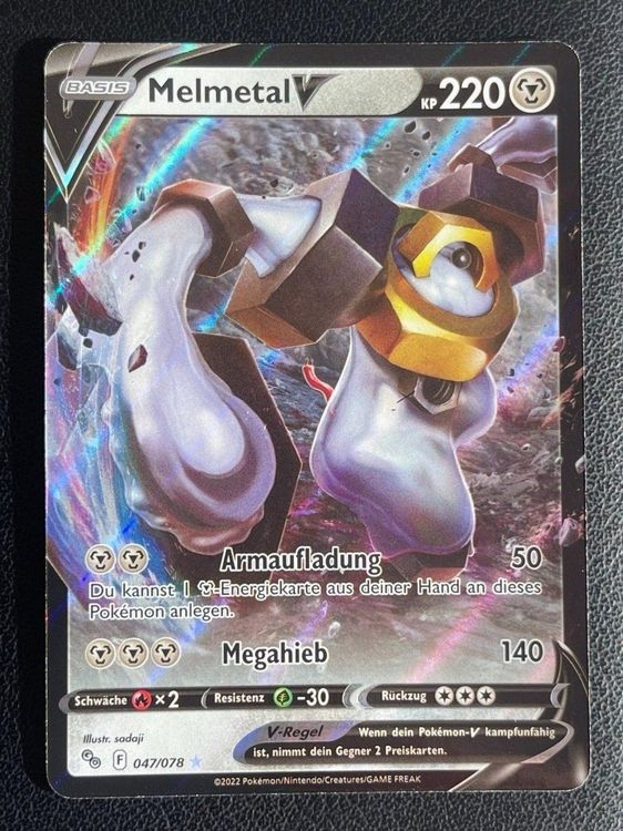 Lote De Cartas Ultra Raras De Pokémon: Melmetal V Y Melmetal Vmax De La Colección Pokémon Go