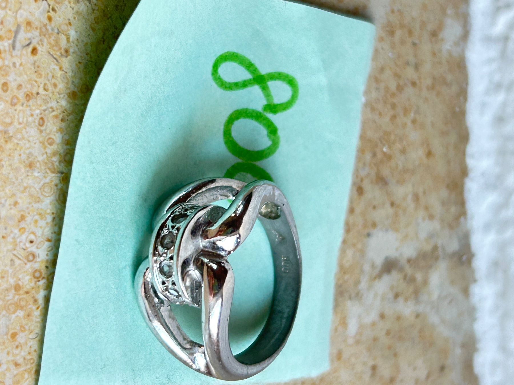 Ringe: Vintage Ring mit Strass-Steinen (Grösse 56) – Gebraucht aus Laufen von Bellebellezza 6