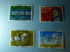 1982 Sonderpostmarken 2  672-675 ET Vollstempel