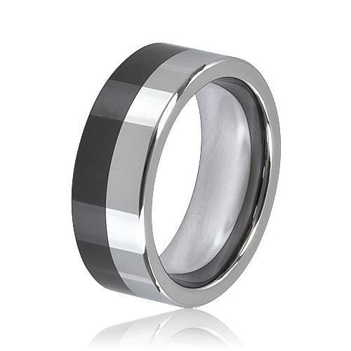Anelli: Fingerring Ring Wolfram + Keramik – Nuovo e nell'imballaggio originale da Rütihof venduto da FALKENKOENIG_SCHMUCK