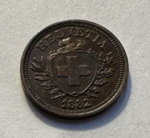 1882 1 Rappen unz