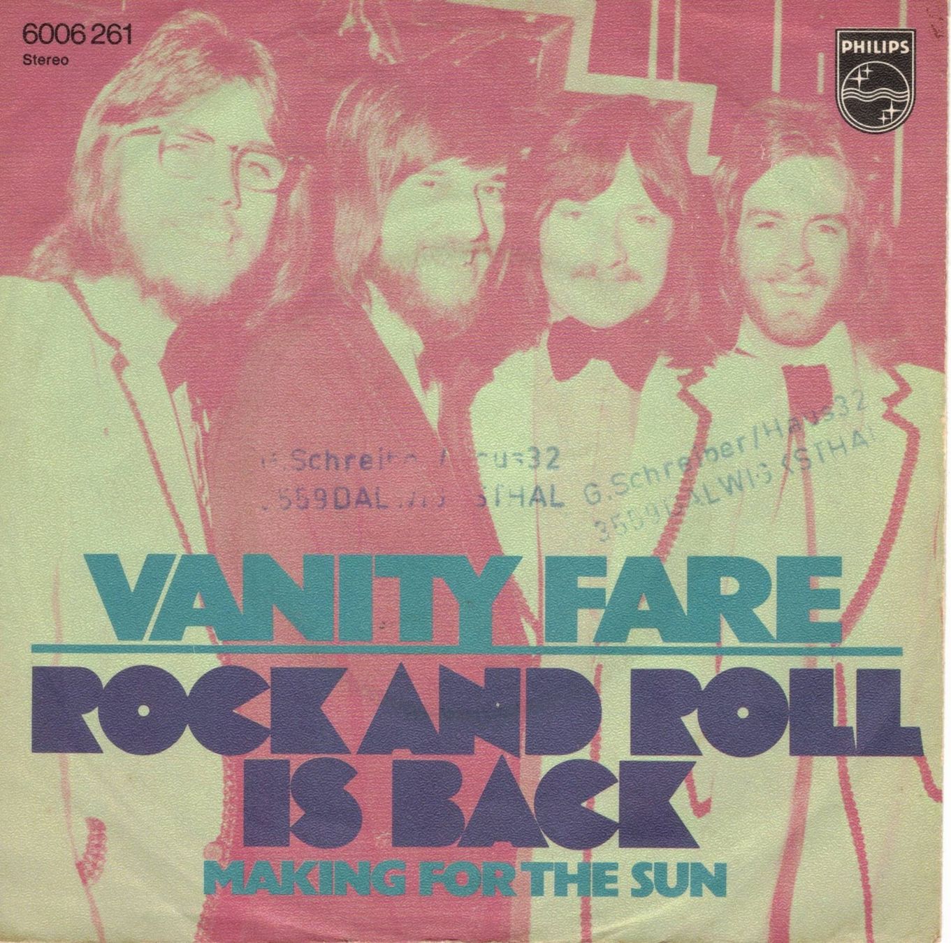 Vinyles: Vanity Fare  --  Rock and Roll is back  Single7 – D'occasion à Rheinau par thealbum