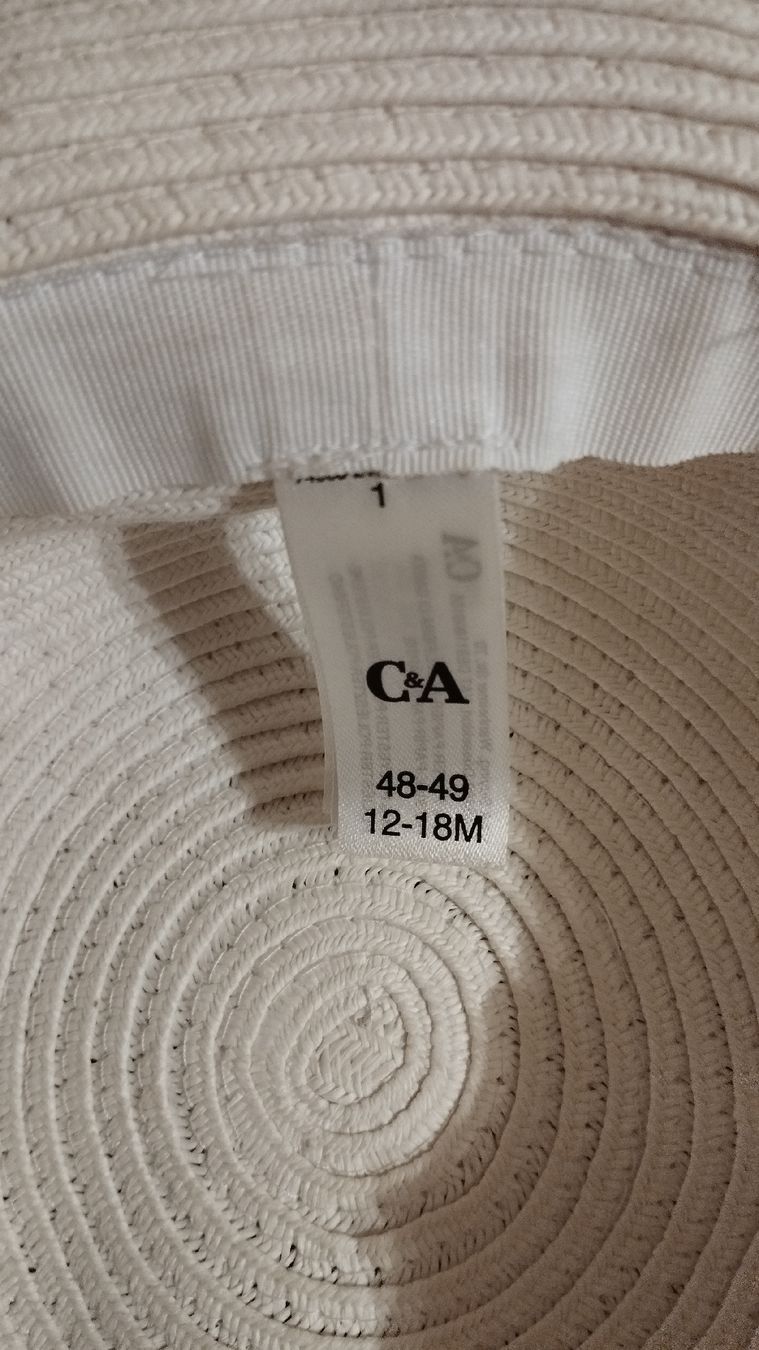 C&A Altro abbigliamento per bambina: Süsser Mädchen Strohhut Gr. 48-49 C&A – Usato da Wangs venduto da Gabrill 1