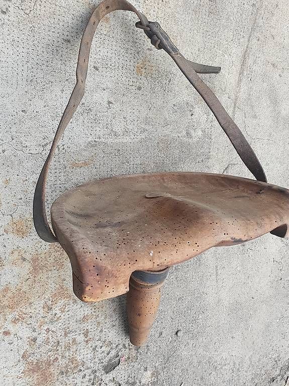 Stühle: Antiker Melkstuhl – Gebraucht aus Itingen von Joschi016 3