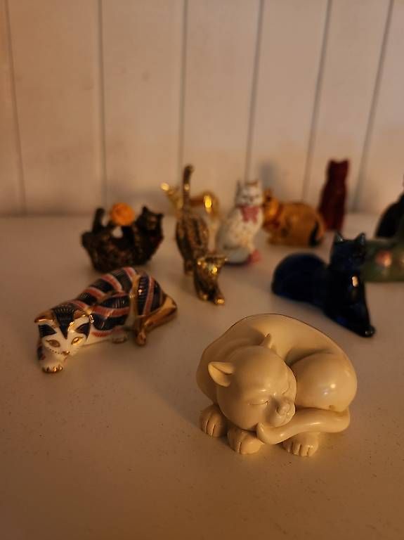 Franklin Mint Figuren: Franklin Mint Katzenfiguren – Neu (gemäss Beschreibung) aus Ruppoldsried von ChinRupsi
