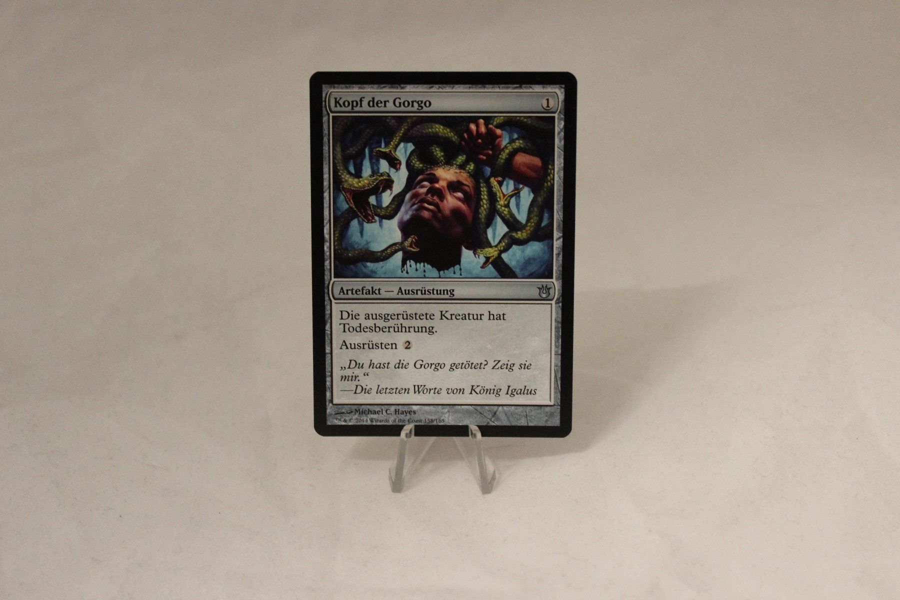Magic The Gathering Sammelbilder & Trading cards: Kopf der Gorgo - Magic – Gebraucht aus Dulliken von Sefty