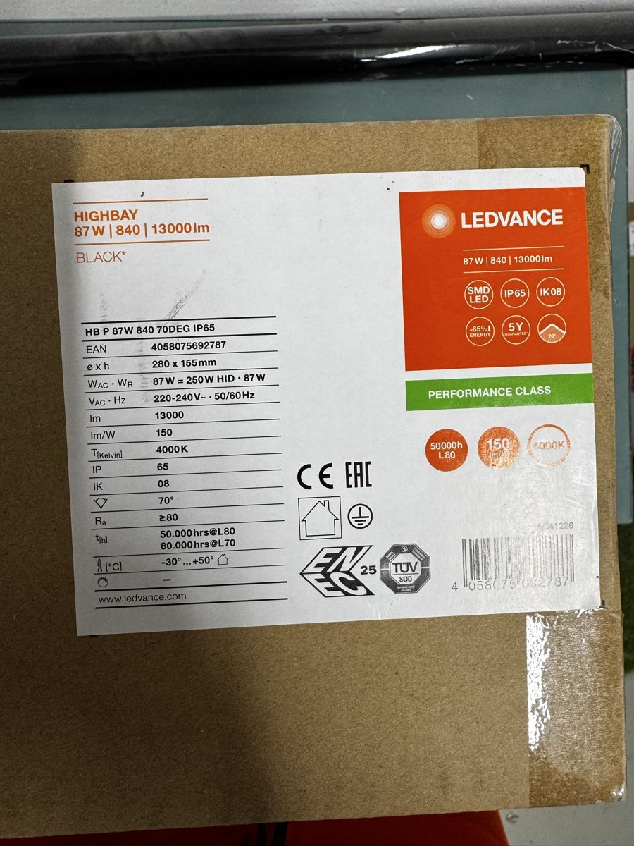 Osram Lampadari & plafoniere: Osram Ledvance High Bay 87w 13000 lm !! – Nuovo e nell'imballaggio originale da Veyras venduto da Suter_Dany 6