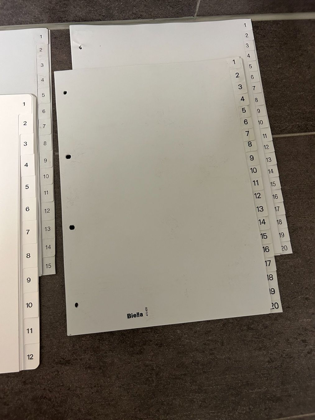 Raccoglitori: Zahlenregister A4 / 7 Stück – Usato da Hagendorn venduto da Teora66 3