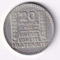 Frankreich 20 Francs 1933