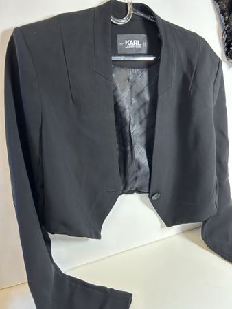 Karl Lagerfeld Blazer, Schwarz, Gr. FR36 / EU34, TopZustand