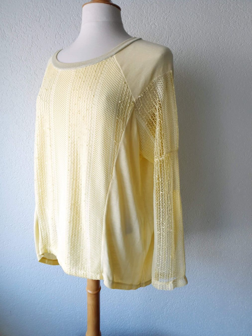 Pullover & Sweatshirts: PULLOVER PULLI MADE ITALY MIT SEIDE L 42 40 GELB TUNIKA TOP – Neu (gemäss Beschreibung) aus Elsau von the-colorful-side 3
