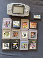 Game Boy Advance Konsole mit 13 Spielen 