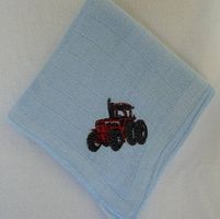 Nuscheli Traktor rot