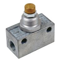 Festo 6509 DrosselVentil GRA-1/4-B Druckluft Pneumatik
