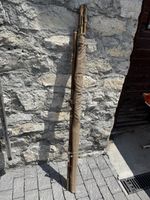 Angelruten Set Bambus mit Tasche antik